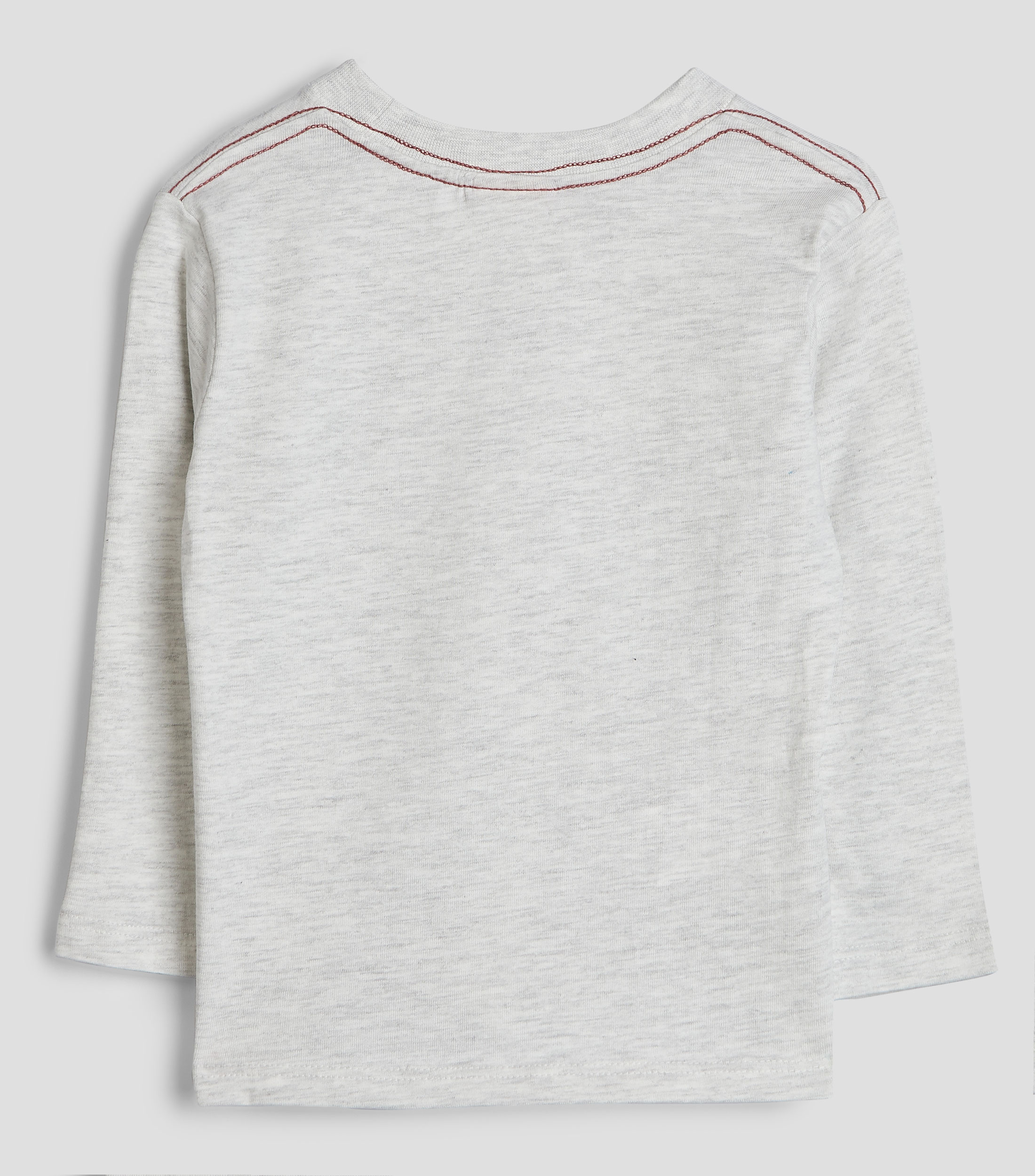 Playera con oso de manga larga Bebe